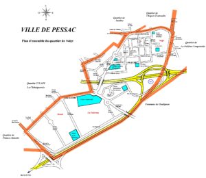 Plan du quartier SAIGE