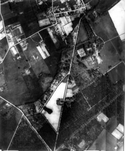 Saige en 1936 (vue aérienne de la société d'aérotopographie de Courbevoie)