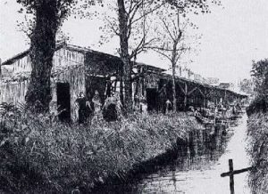 Lavoirs au bord du Peugue entre Pessac et Bordeaux
